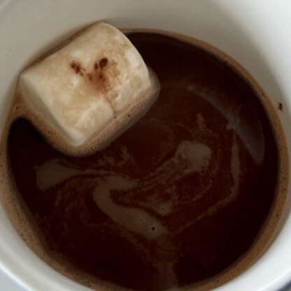 朝の冷えた体に、甘くて暖かいコーヒーココアが染み渡りました╰(*´︶`*)╯♡
素敵なレシピ、ありがとうございます♬